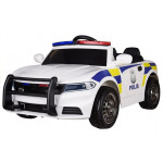 Elektrické autíčko - policajné SUV - biele